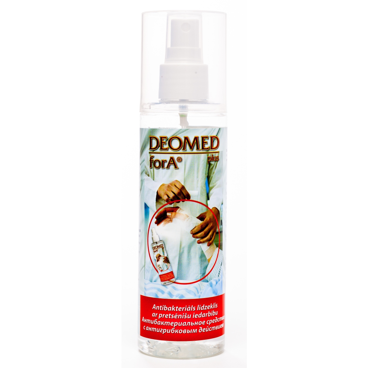 DEOMED PLUS ANTIBAKTERIĀLS LĪDZEKLIS 170ML - Produkta attēls