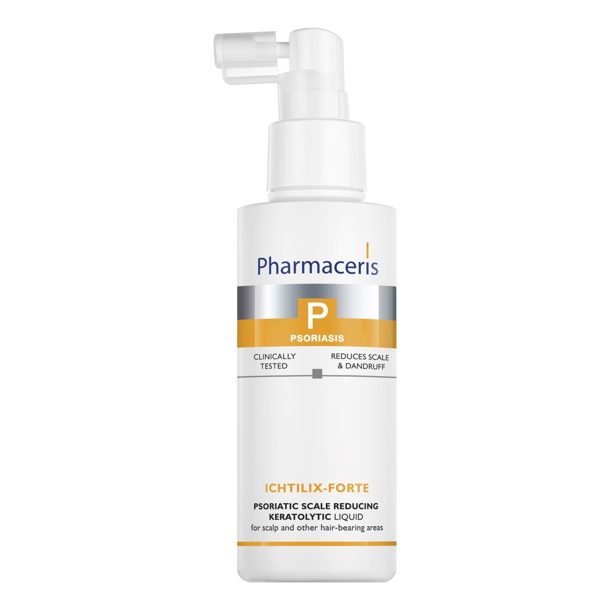 PHARMACERIS P ICHTILIX-FORTE keratolītisks šķīdums psoriātiskiem ādas bojājumiem, 125 ml - Produkta attēls