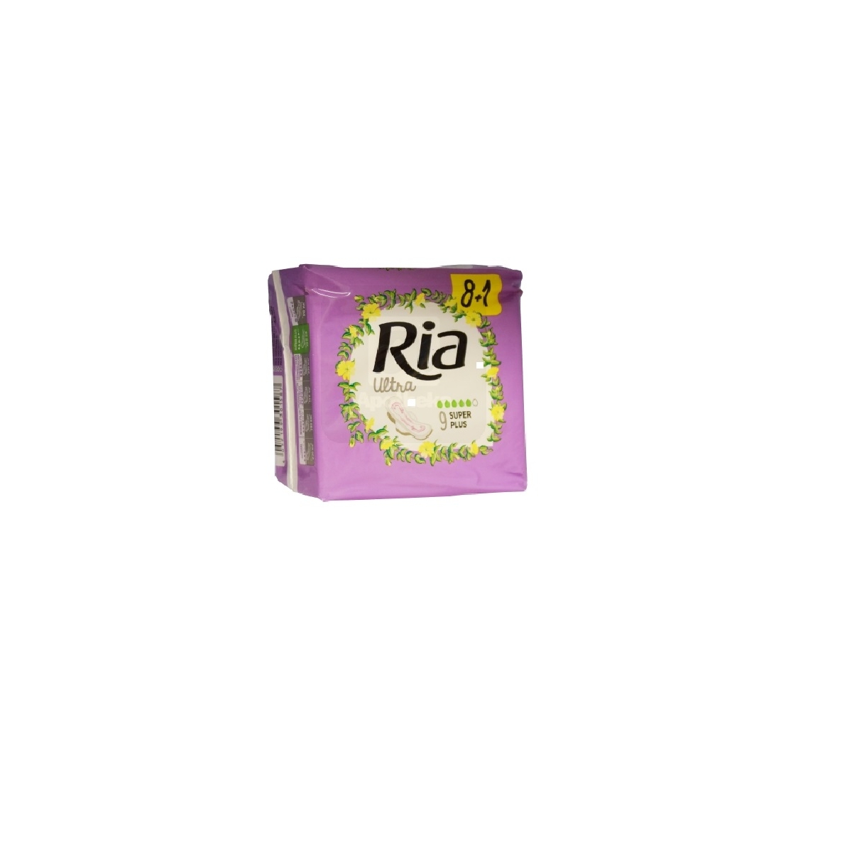 RIA Ultra Super Long higiēniskās paketes, 9 gab - Produkta attēls