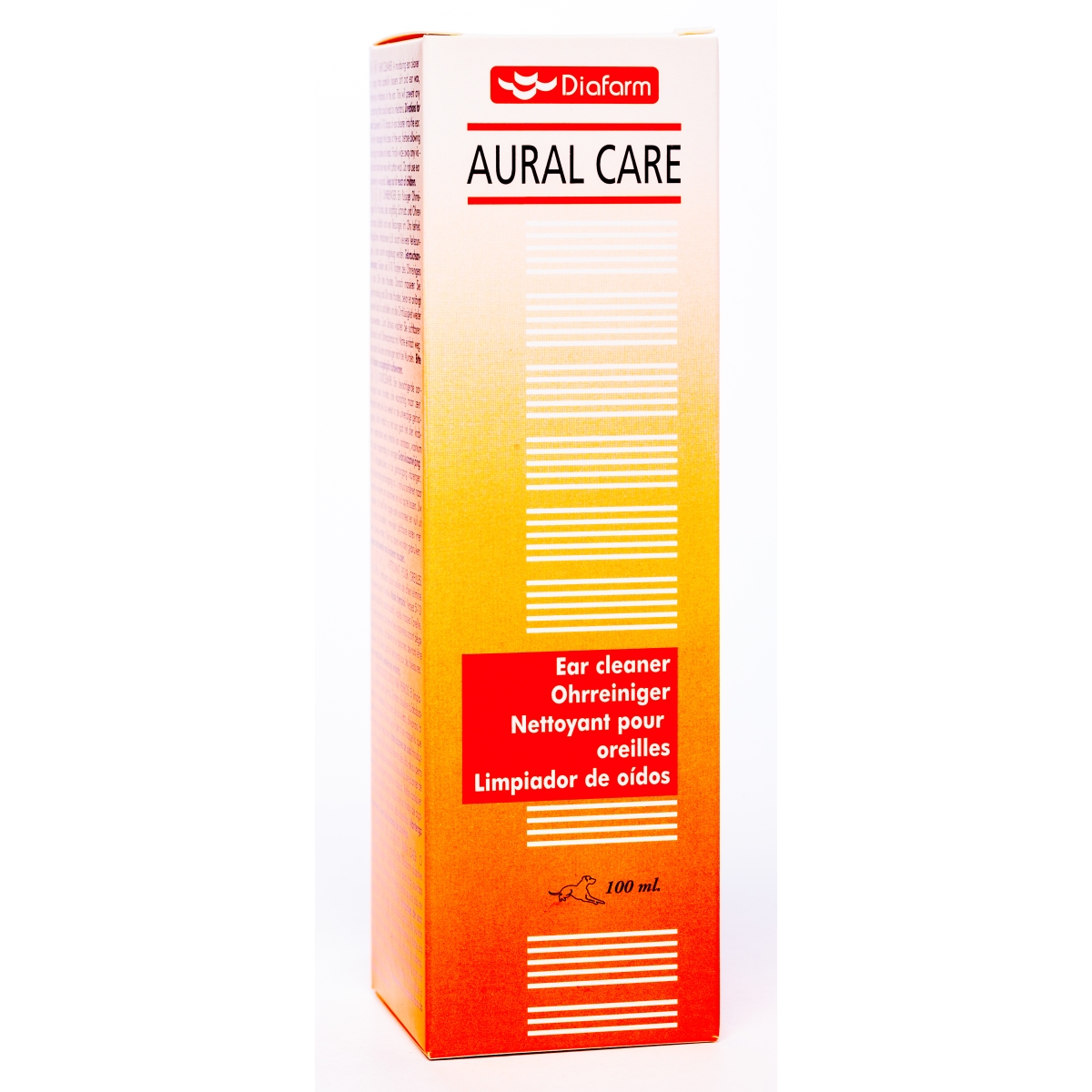 DF EAR CLEANER FOR DOG AUSU TĪRĪŠANAI SUŅIEM 100ML - Produkta attēls