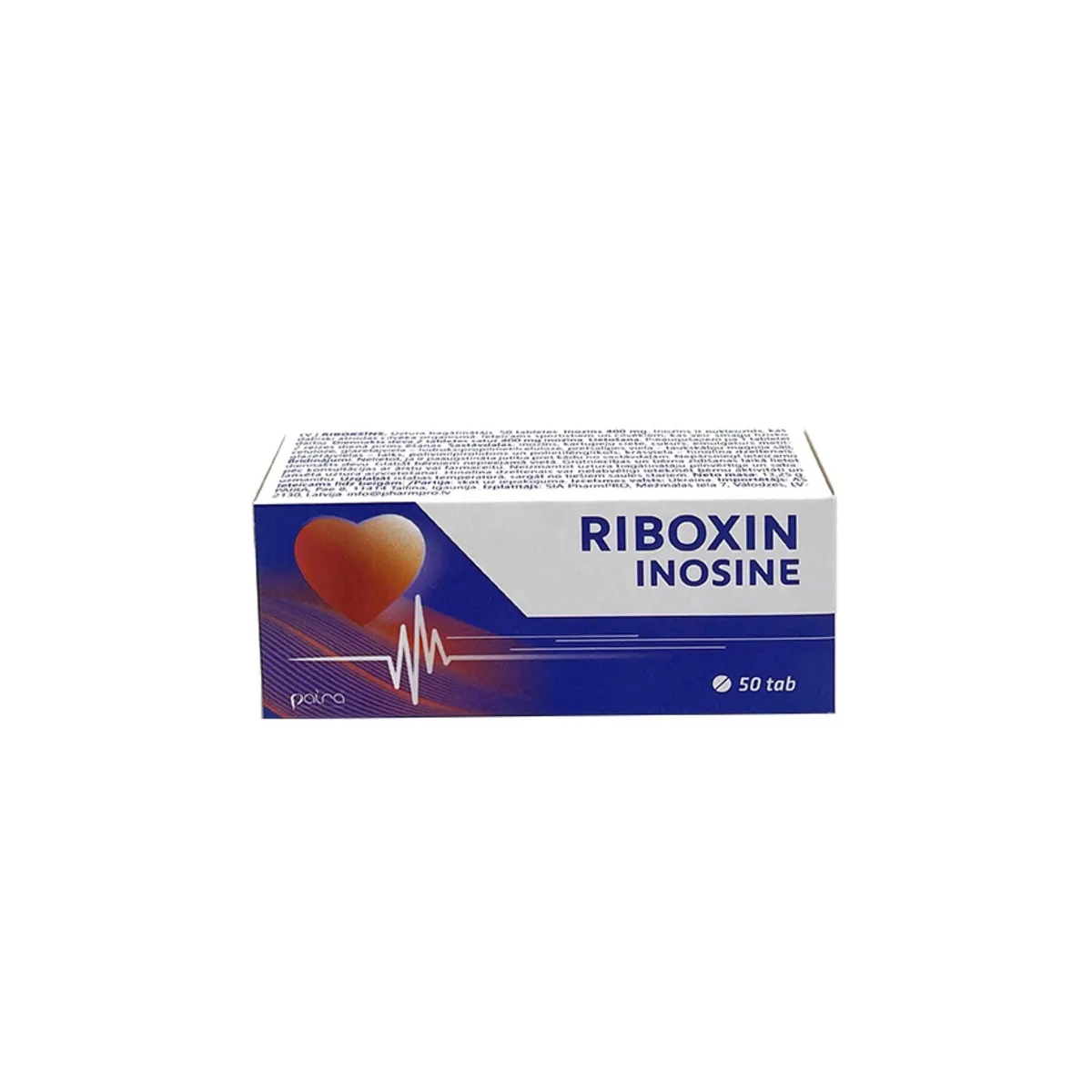 RIBOKSĪNS tabletes, 50 gab. - Produkta attēls