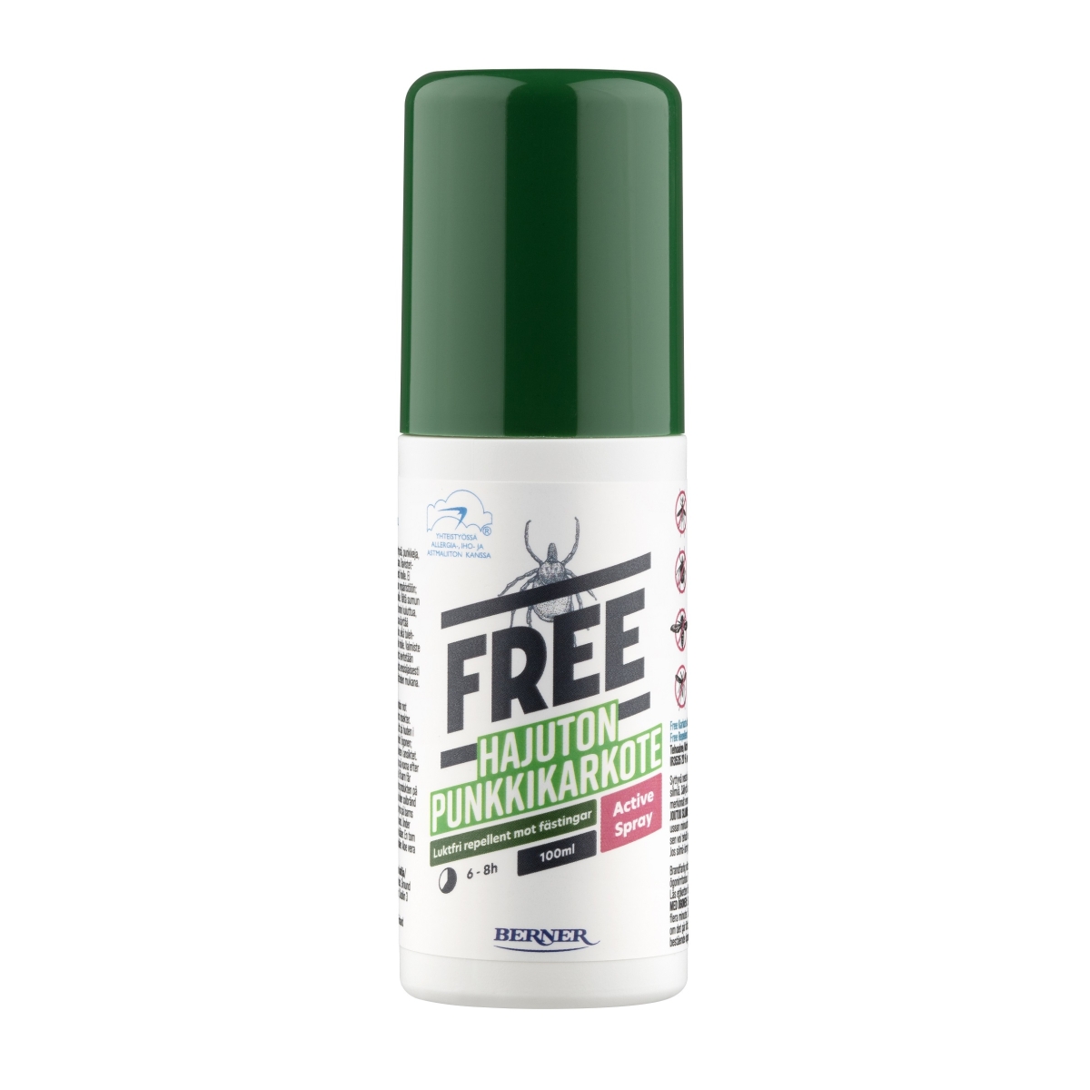 FREE Active līdzeklis pret insektiem, 100 ml - Produkta attēls