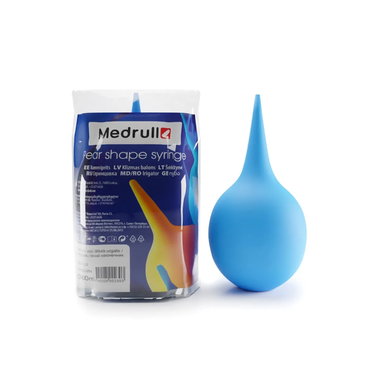 MEDRULL Balons klizmas ar mīkstu uzgali, 12 gab - Produkta attēls