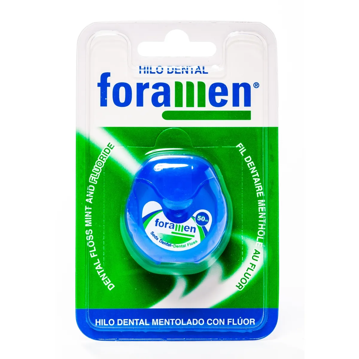FORAM. Z.DIEGS WAXED MINT DENT.FLOSS 50M;422 - Produkta attēls