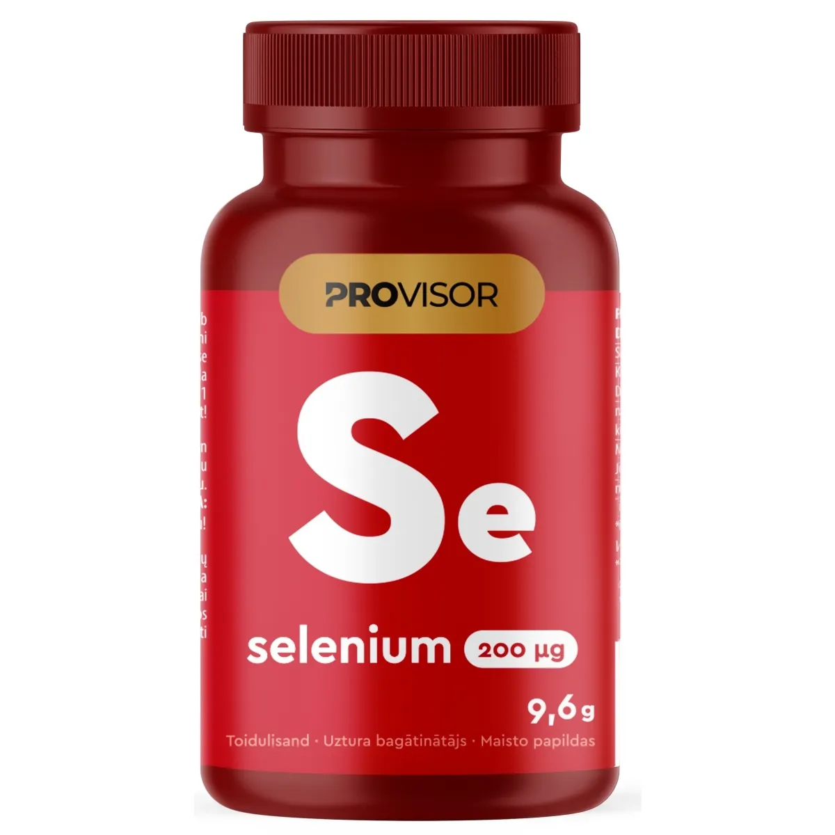 PROVISOR Selēns (Se) 200 mcg tabletes, 60 gab. - Produkta attēls