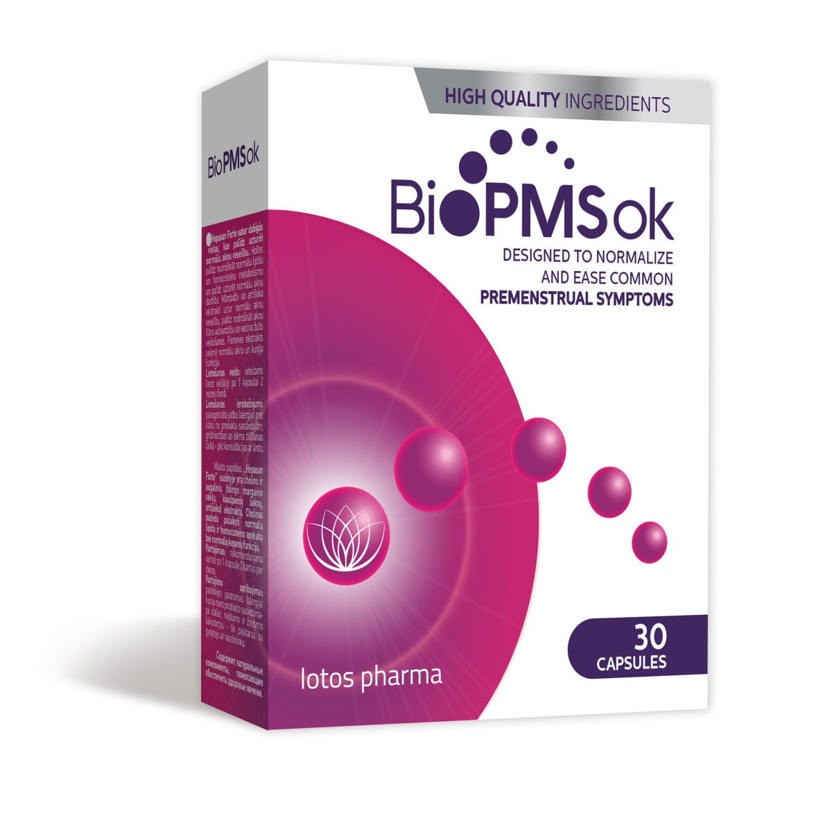 BiPMSok kapsulas, 30 gab - Produkta attēls