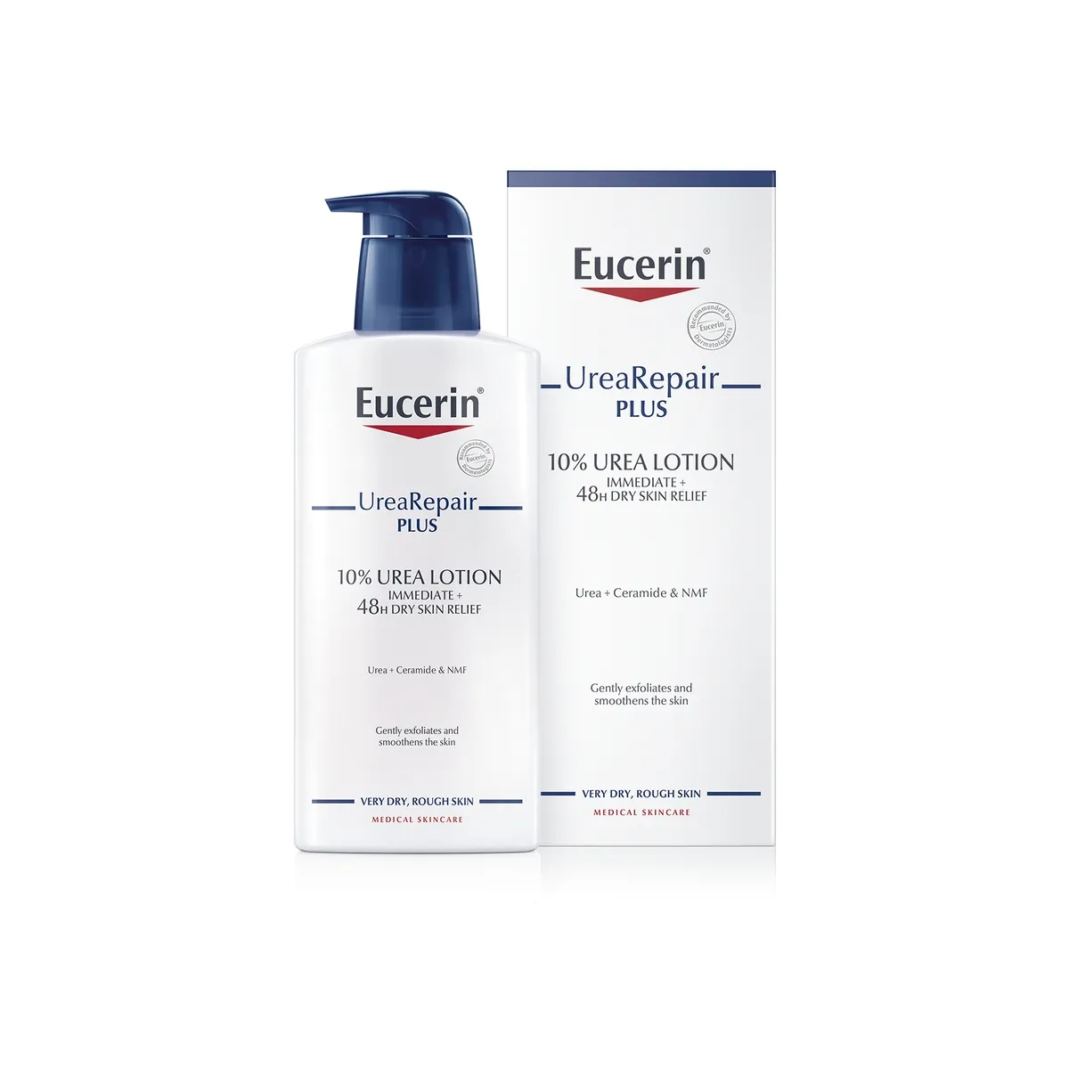 EUCERIN Urea Repair Plus 10% ķermeņa losjons, 400 ml - Produkta attēls