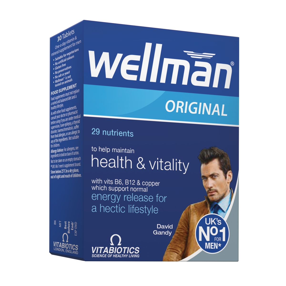 WELLMAN® tabletes, 30 gab. - Produkta attēls