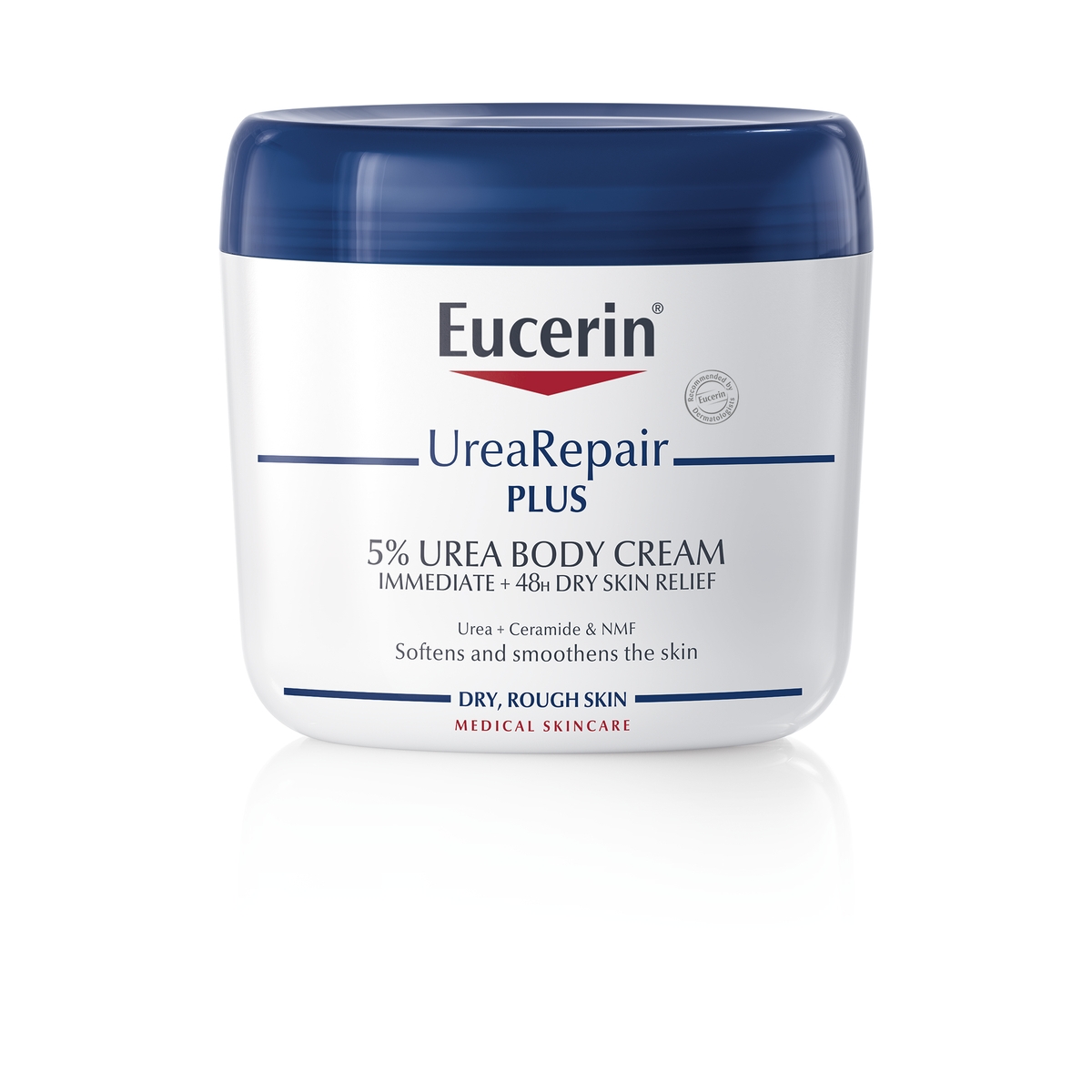 EUCERIN Urea Repair Plus ķermeņa krēms ar 5% Urea sausai ādai, 450 ml - Produkta attēls