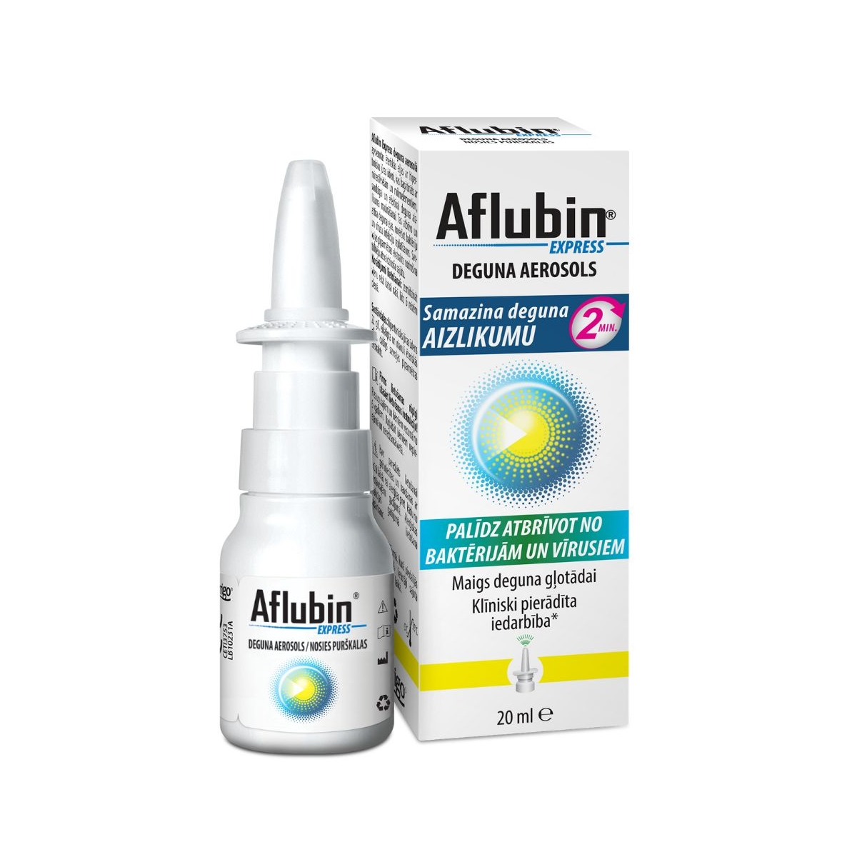 AFLUBIN® Express deguna aerosols, 20 ml - Produkta attēls 1
