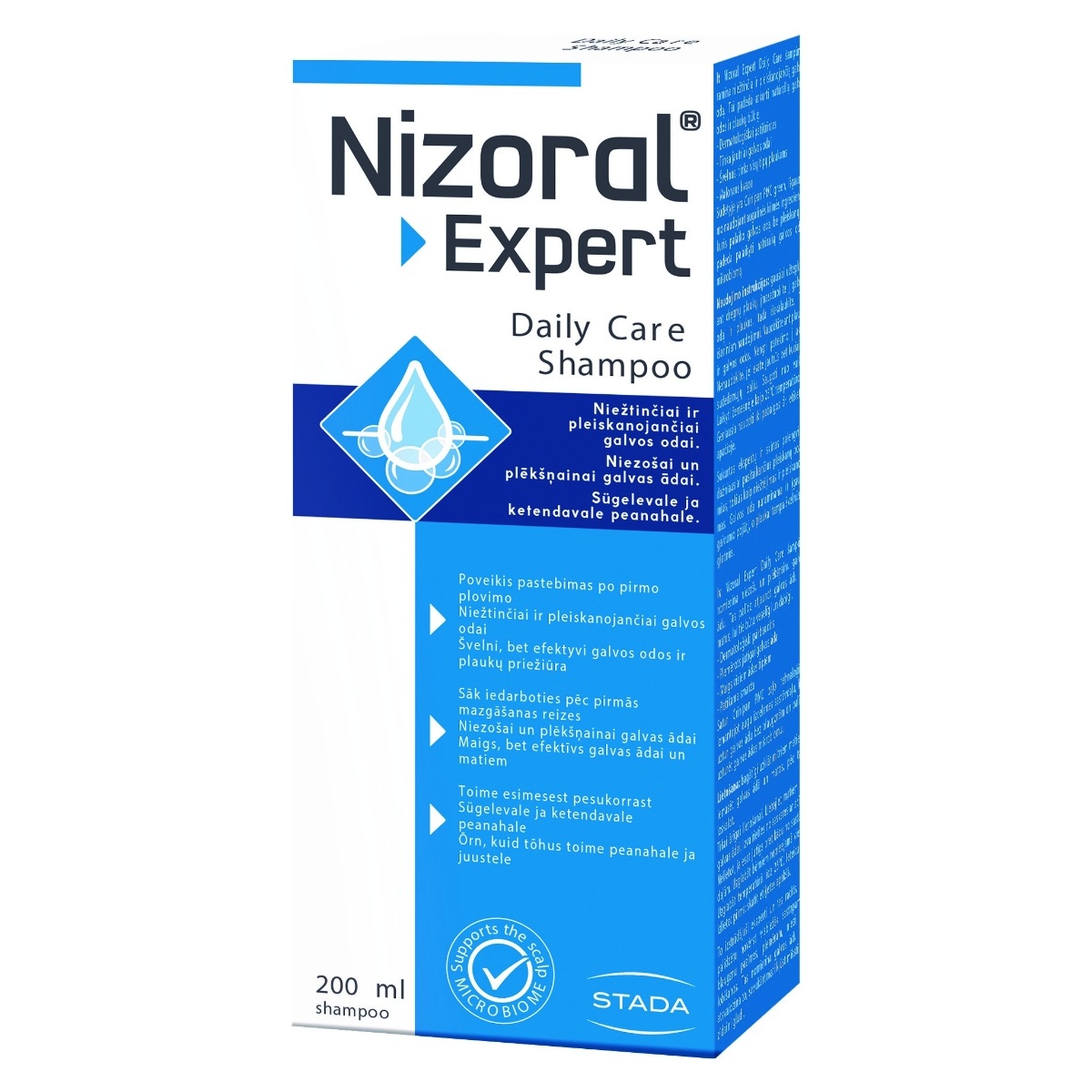 NIZORAL Expert daily care šampūns, 200 ml - Produkta attēls 1