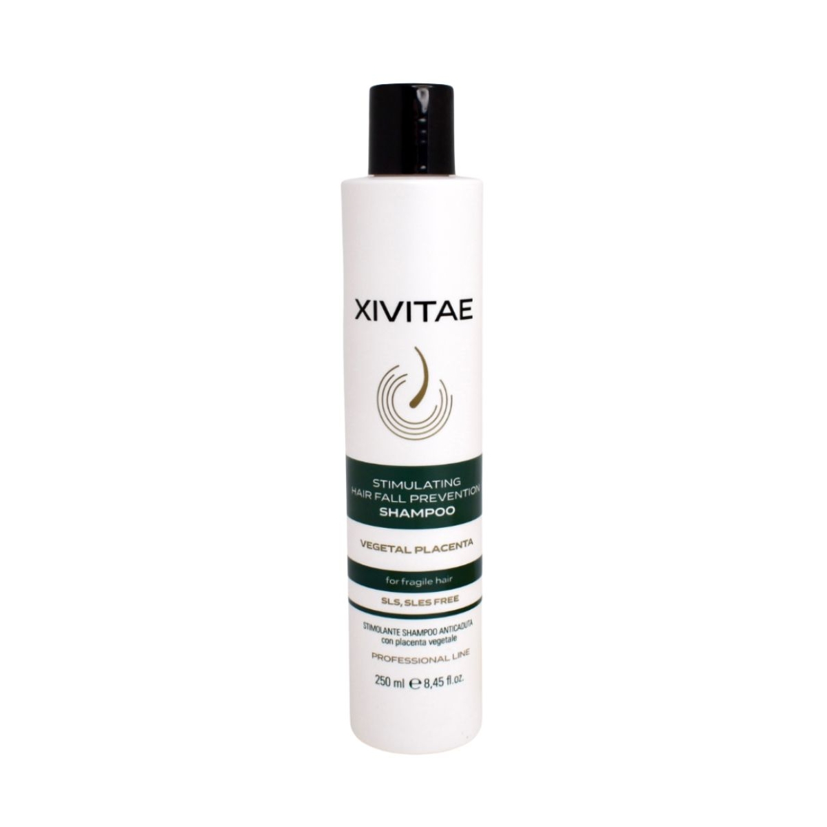 XIVITAE stimulējošs šampūns pret matu izkrišanu ar augu placentu, 250 ml - Produkta attēls