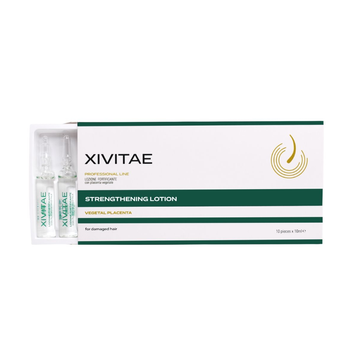 XIVITAE stiprinošs losjons ar augu placentu, 10 x 10 ml - Produkta attēls