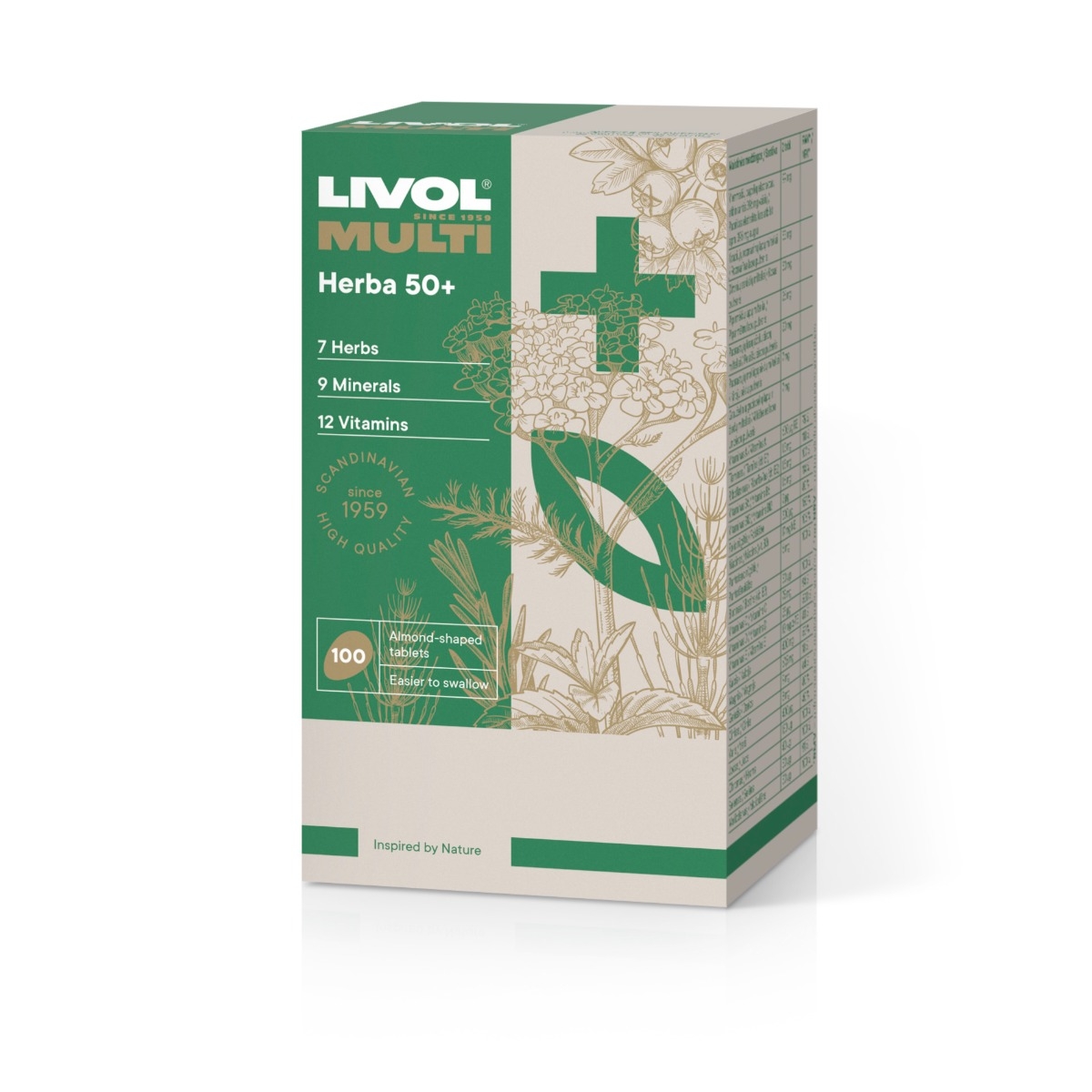 LIVOL MULTI HERBA 50+ TBL N100