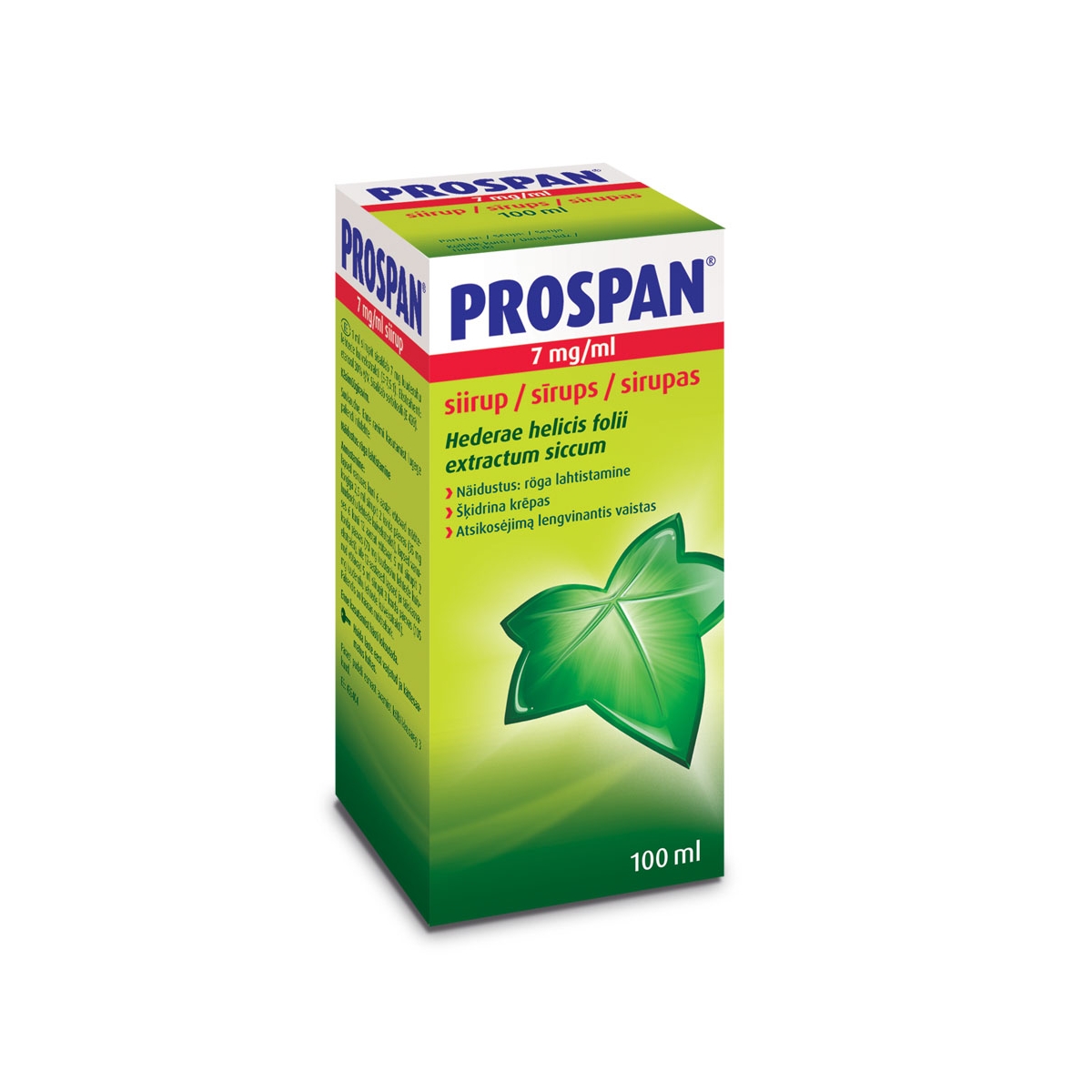 PROSPAN (EFEJAS EXTR.) SĪRUPS 100ML - Produkta attēls 1