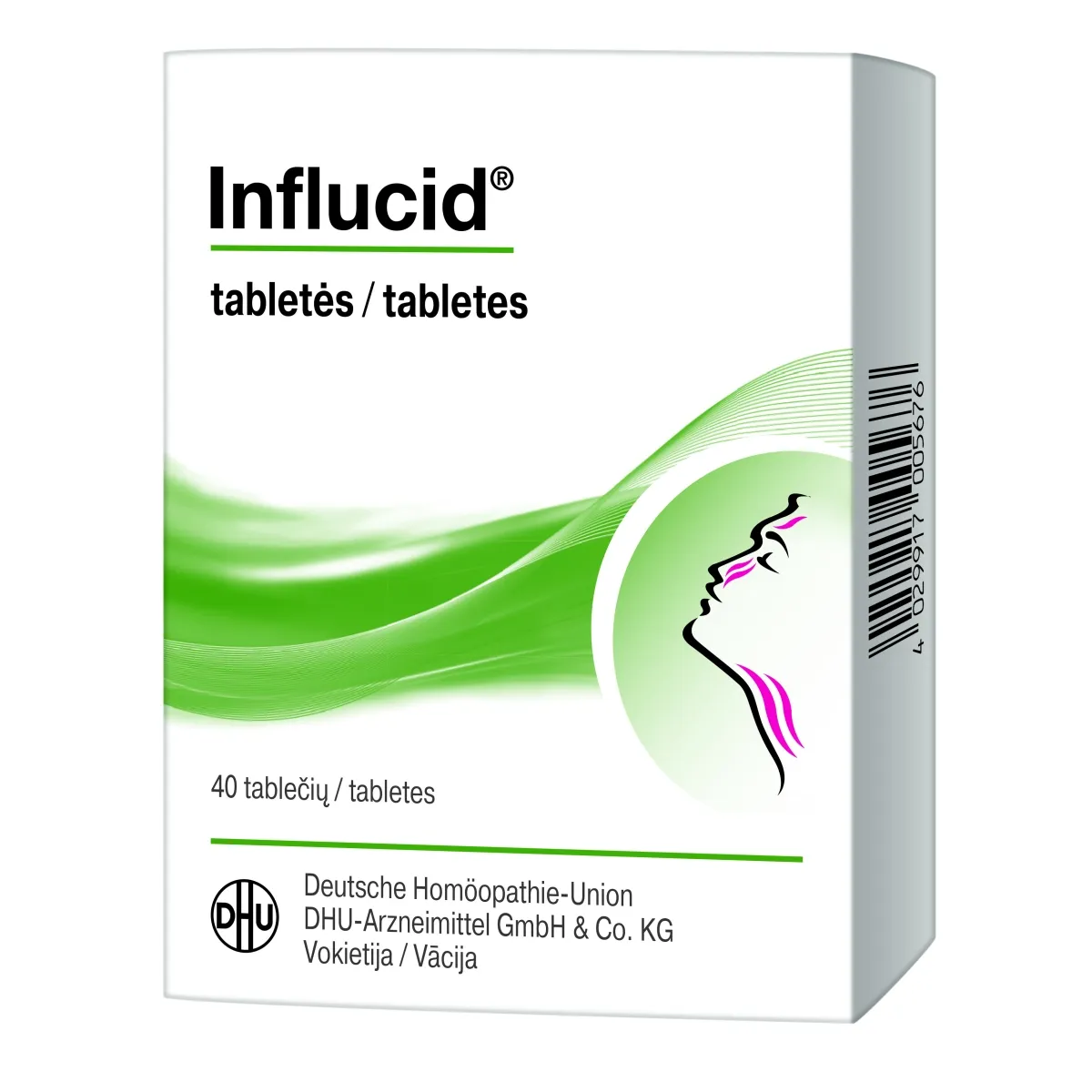 INFLUCID tabletes, 40 gab. - Produkta attēls