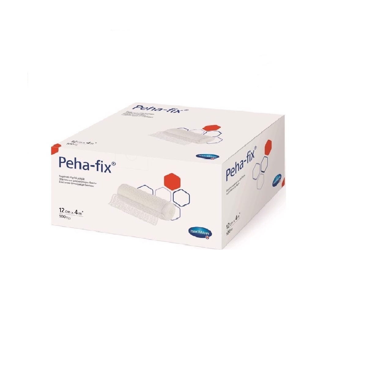 PEHA-FIX elastīga saite (12 cm x 4 m), 1 gab - Produkta attēls