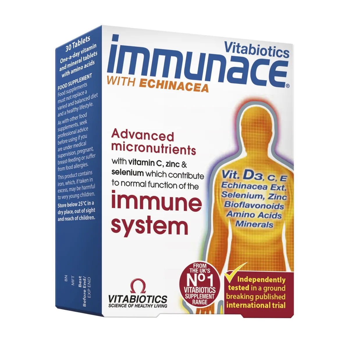 IMMUNACE® ar ehināciju, tabletes, 30 gab. - Produkta attēls