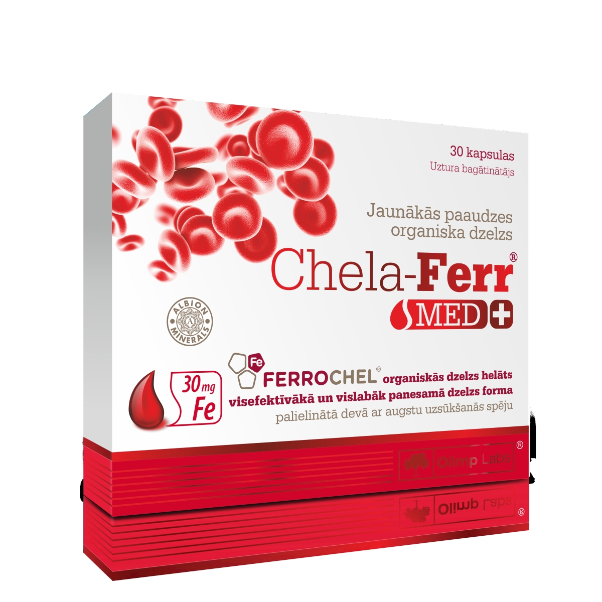 OLIMPLABS CHELA FERR MED+ KAPSULAS N30 - Produkta attēls