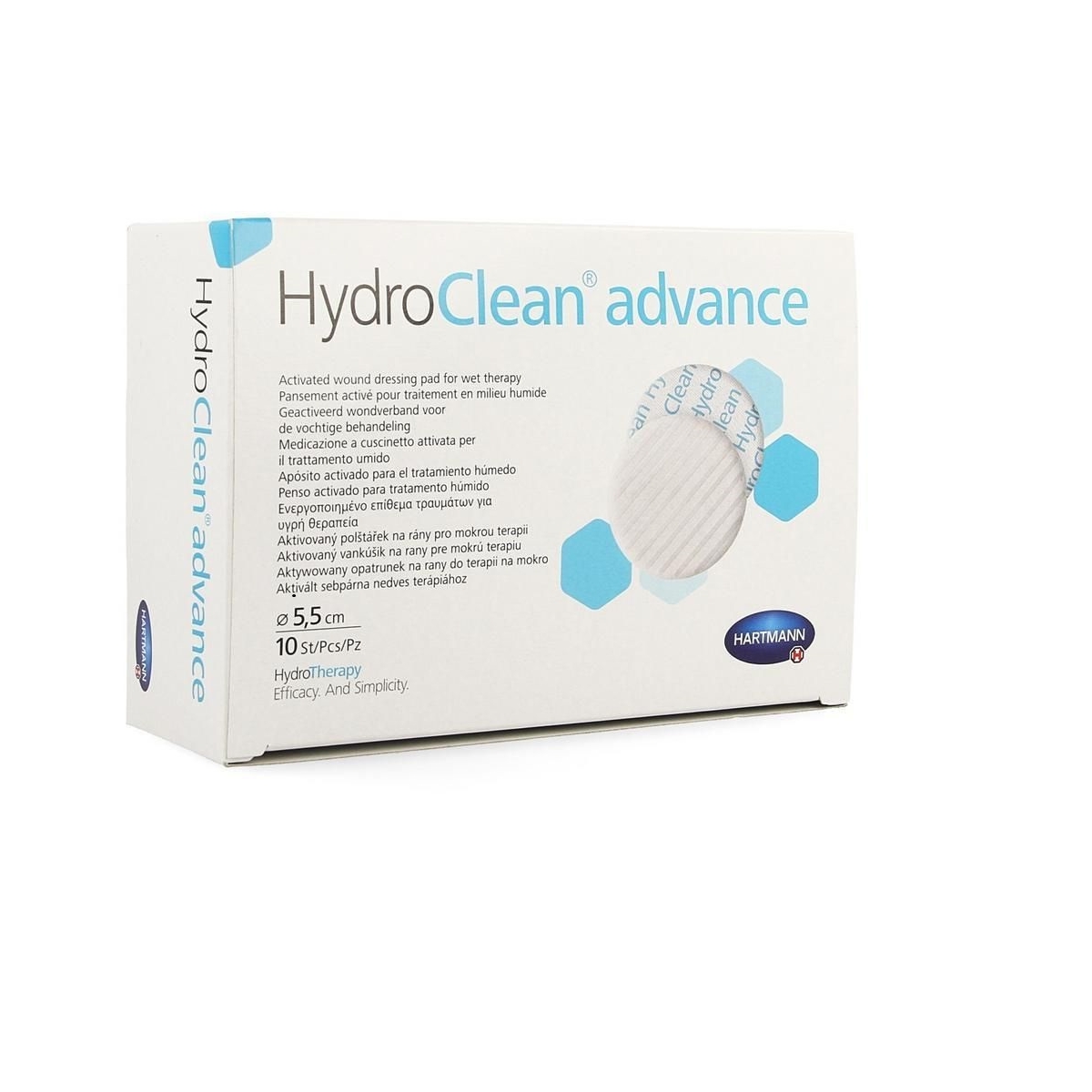 HYDROCLEAN Advance brūču pārsējs (5.5 cm), 1 gab - Produkta attēls