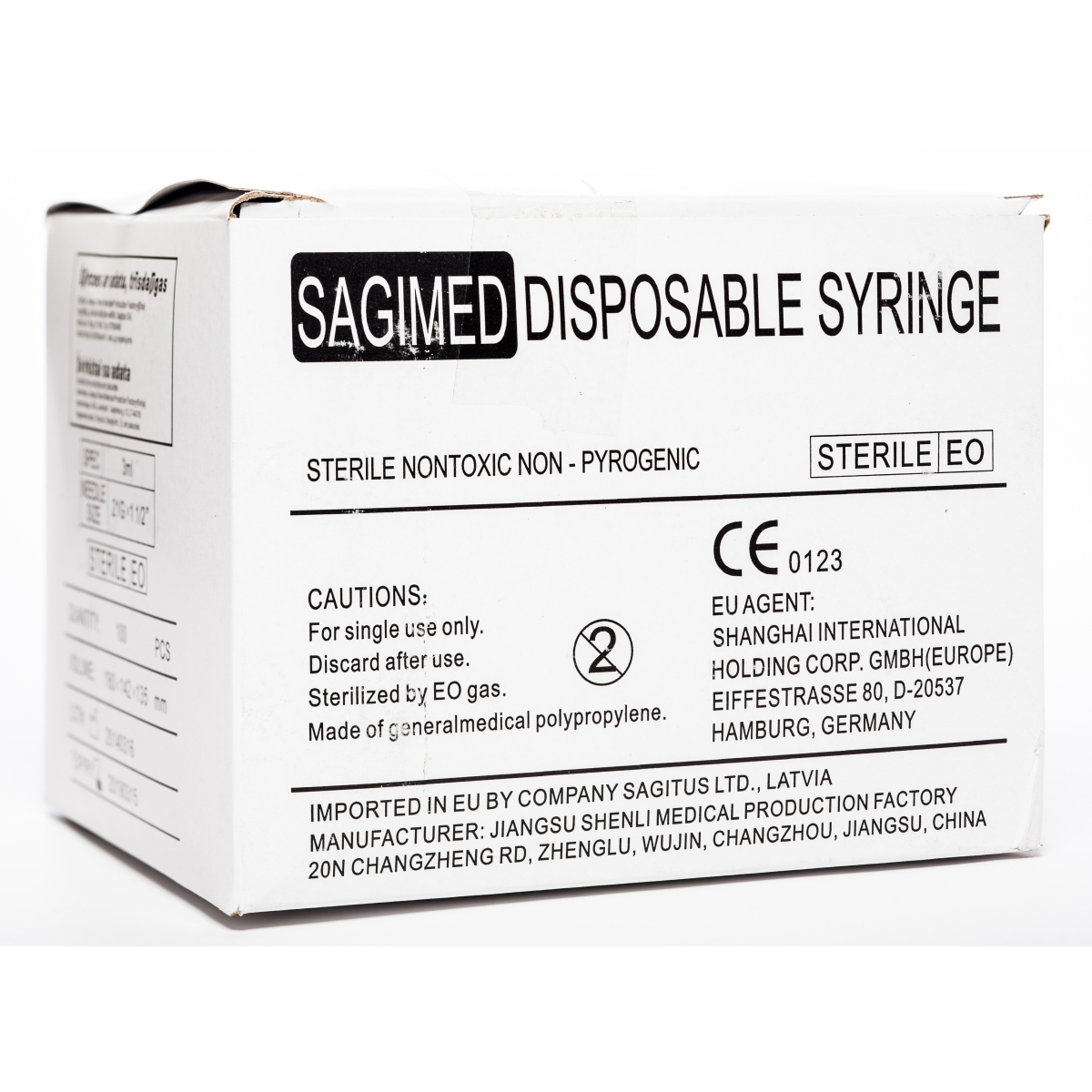 SYRINGE TRĪSKOMP.3ML 21G (+AD.0.8X38) SLIP N100 - Produkta attēls