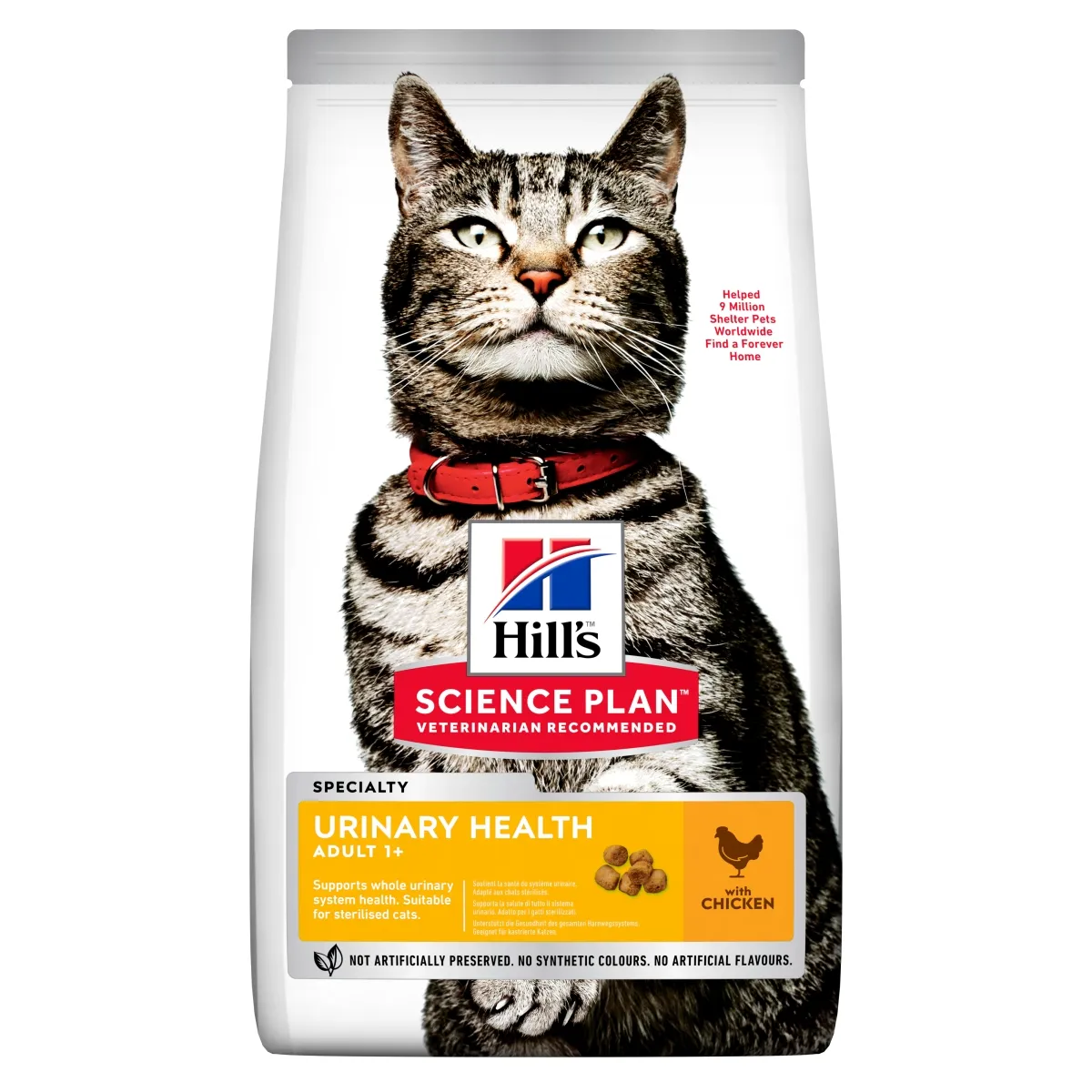 Hills kaķu sausā barība Urinary Health vista 1,5kg - Produkta attēls