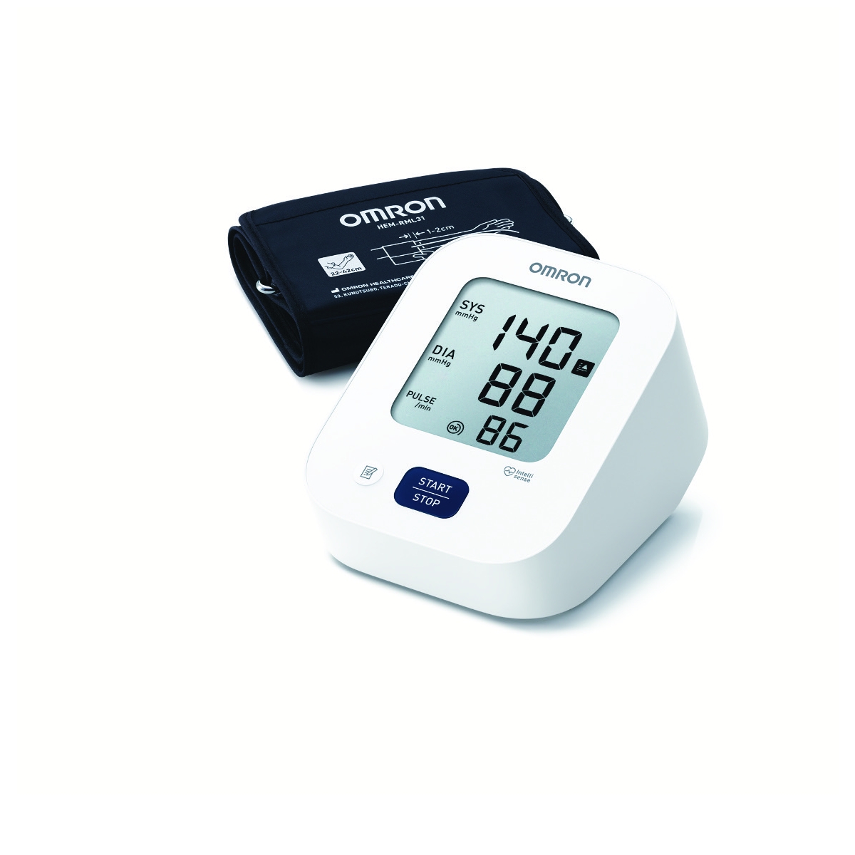 OMRON M2 Plus (autom./augšd.) tonometrs (22-42 cm) - Produkta attēls