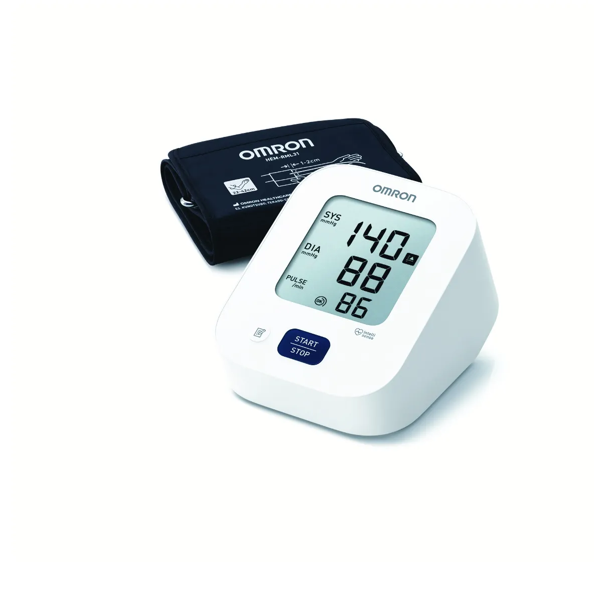 OMRON M2 Plus (autom./augšd.) tonometrs (22-42 cm) - Produkta attēls