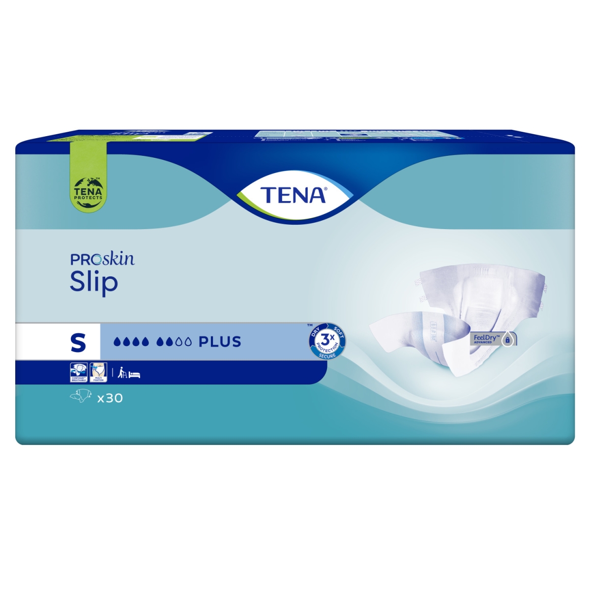 TENA Slip Plus autiņbikses, S izmērs, 30 gab. - Produkta attēls