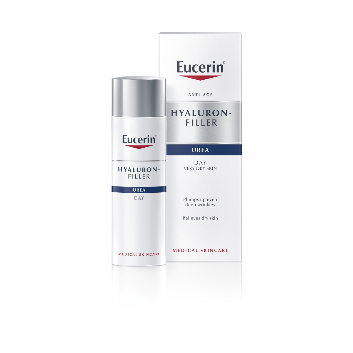 EUCERIN Hyal-Urea dienas krēms sausai ādai, 50ml - Produkta attēls