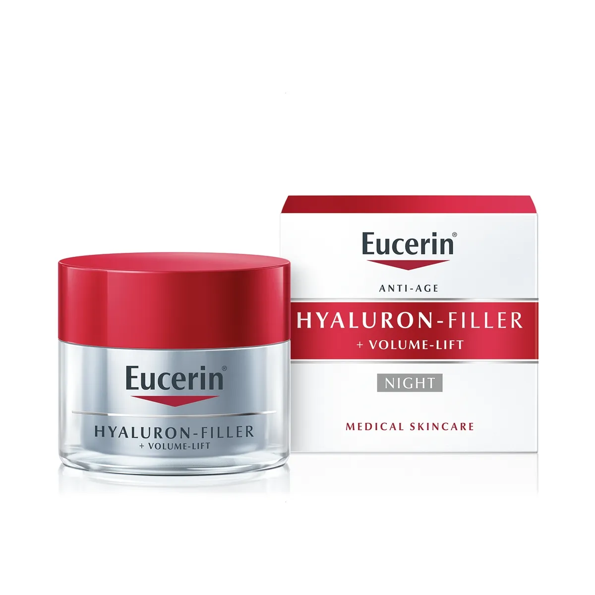 EUCERIN Hyaluron-Filler + Volume Lift nakts krēms, 50 ml - Produkta attēls