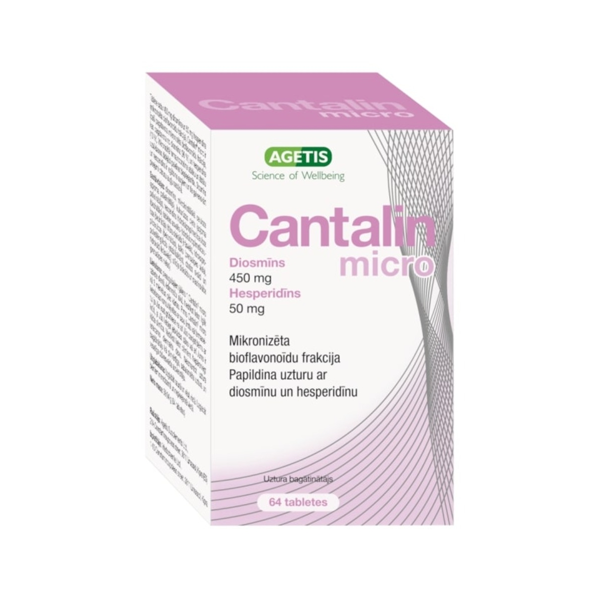 CANTALIN Micro 500 mg tabletes, 64 gab. - Produkta attēls