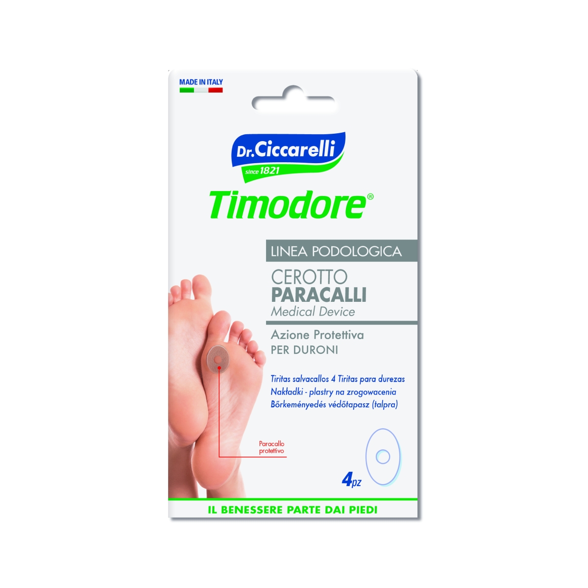 CICCARELLI plāksteri cietai ādai, 4 gab. - Produkta attēls