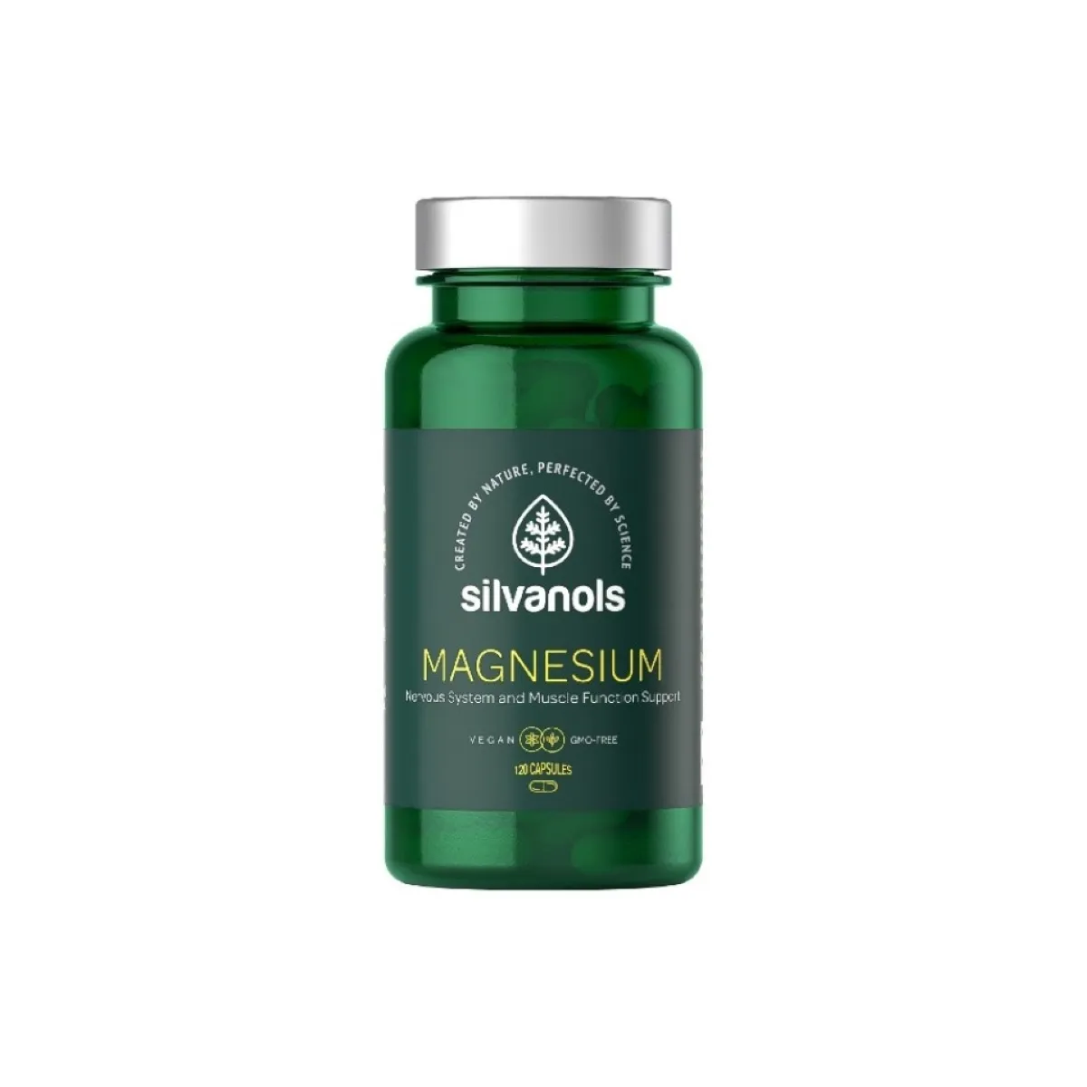 SILVANOLS Magnesium kapsulas, 120 gab. - Produkta attēls