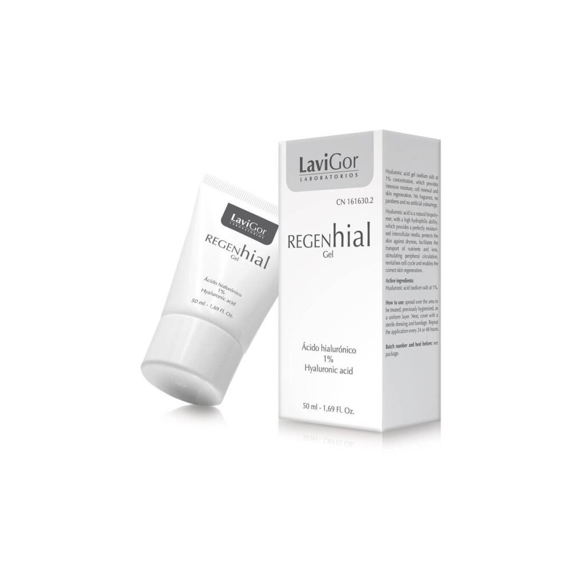 LAVIGOR Regenhial hialuronskābes 1% gels, 50 ml - Produkta attēls