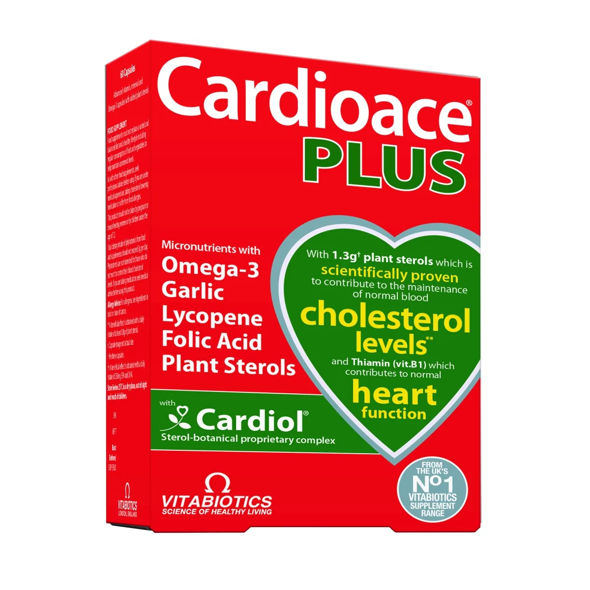 CARDIOACE® Plus, kapsulas, 60 gab. - Produkta attēls