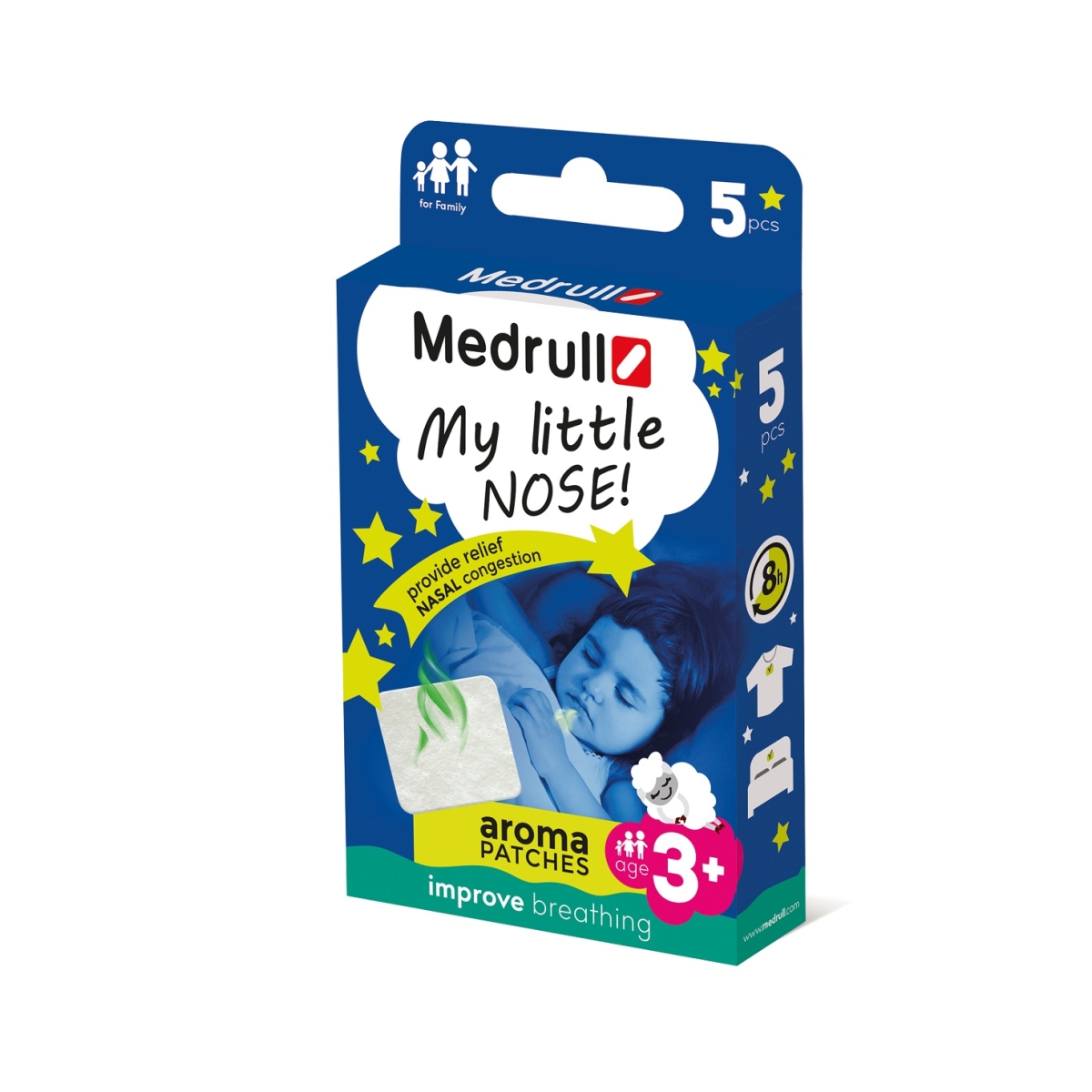 MEDRULL plāksteris Aroma patches "My little nose", 5 gab - Produkta attēls