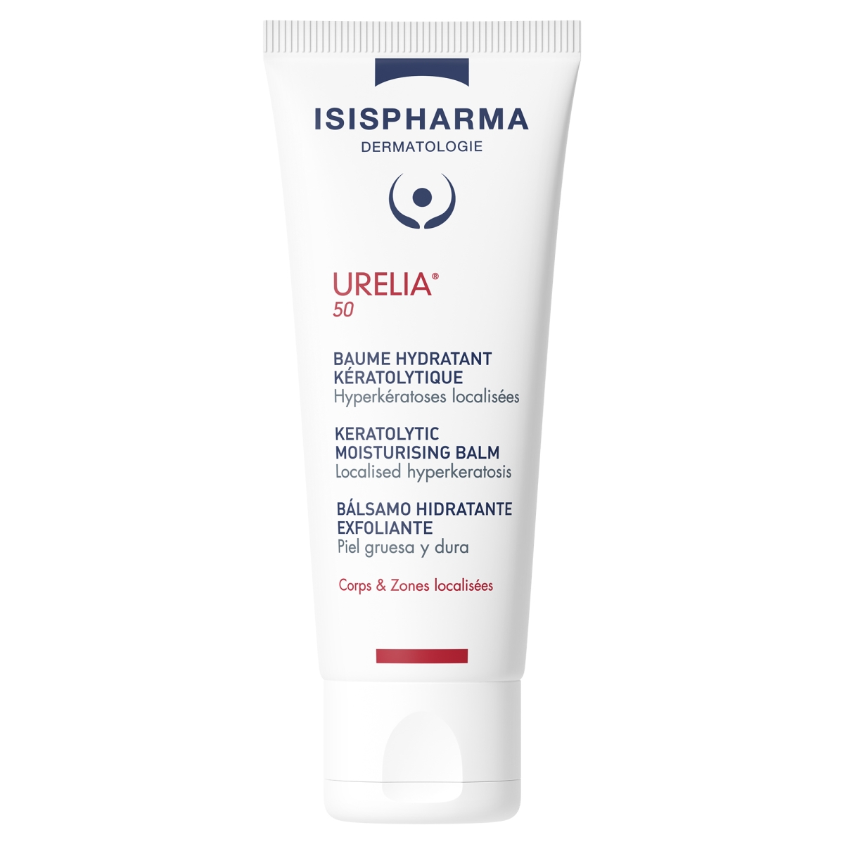 ISISPHARMA Urelia 50 keratolītisks mitrinošs balzams, 40 ml - Produkta attēls