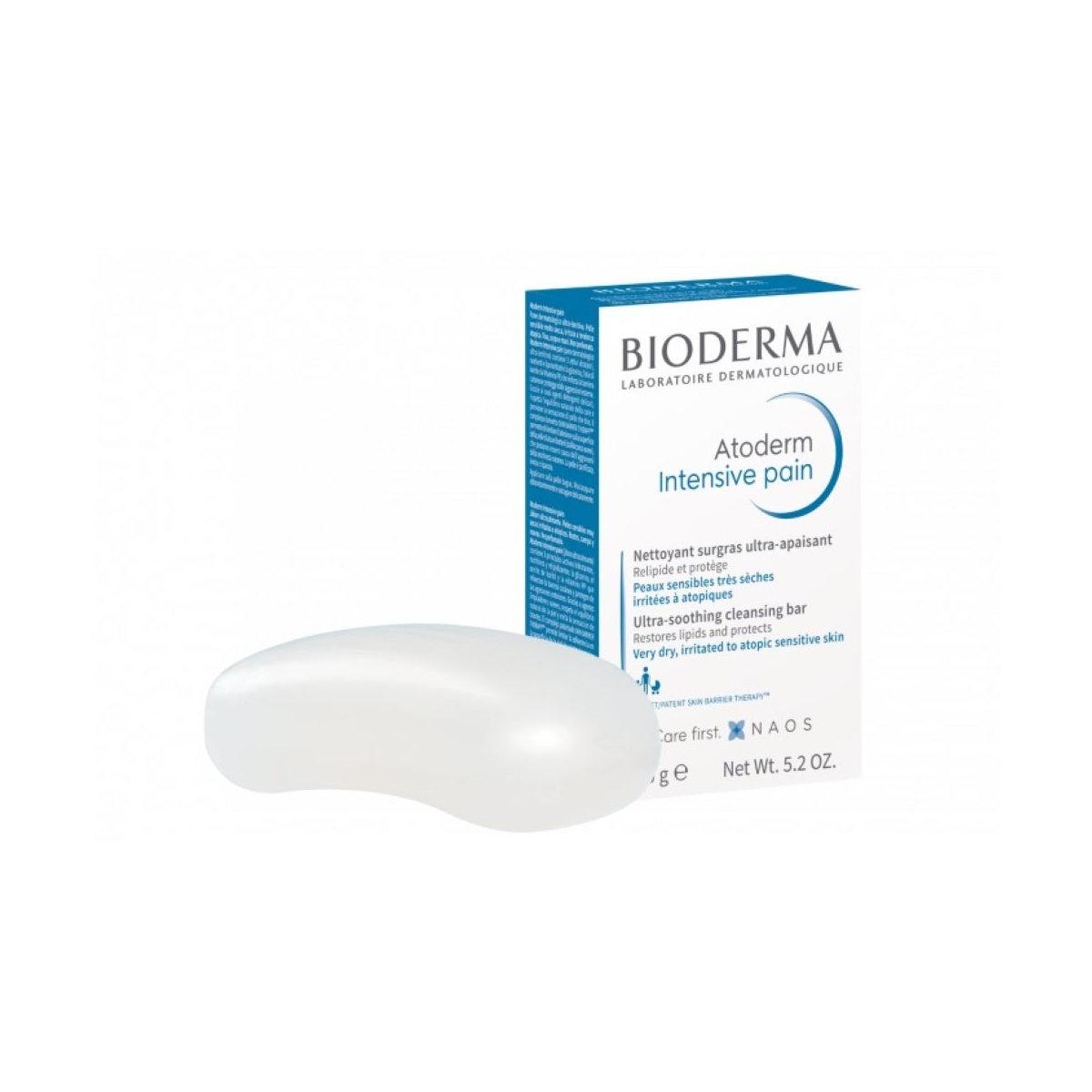 BIODERMA Atoderm Intensive Pain ziepes, 150 g - Produkta attēls