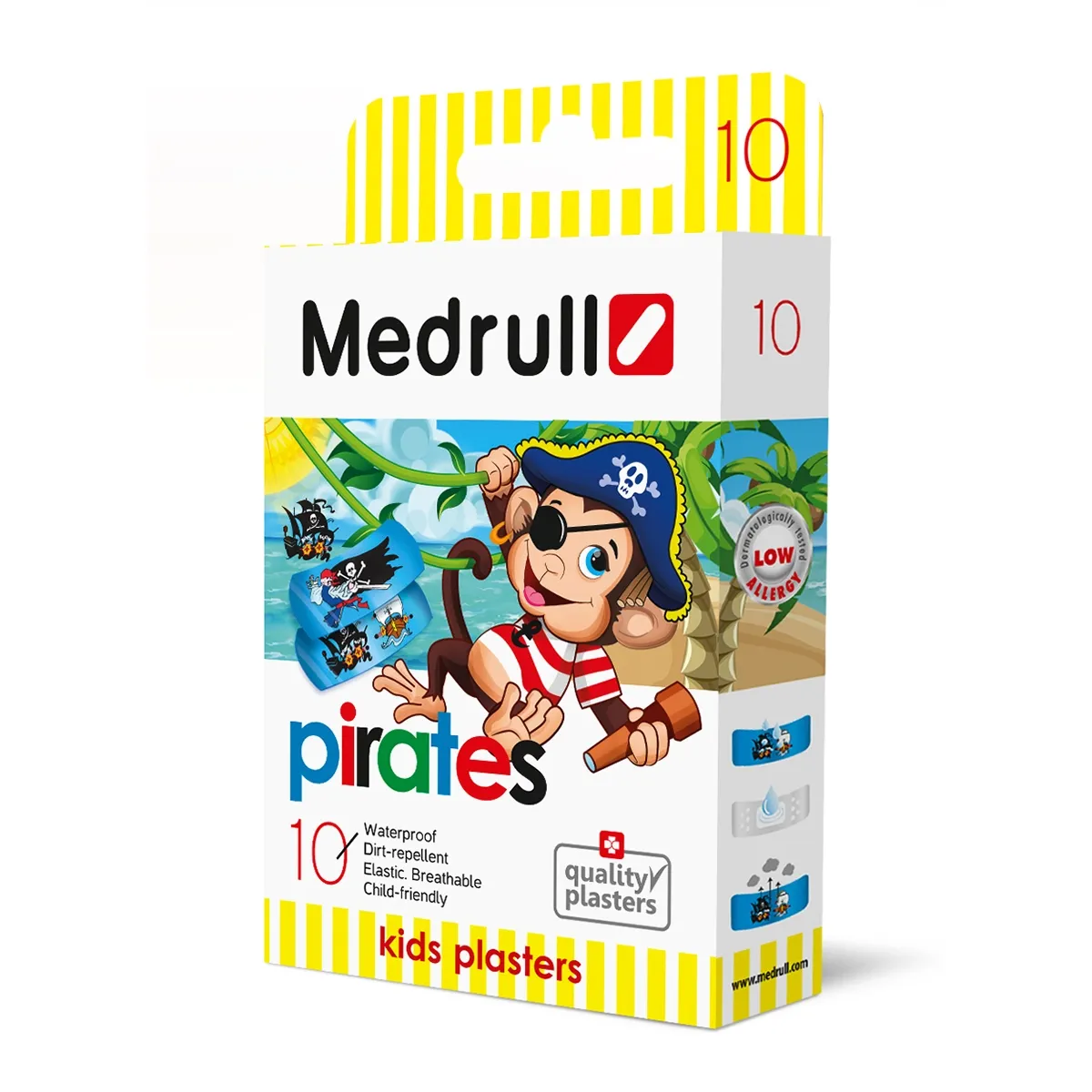 MEDRULL plāksteris "Pirates", 10 gab - Produkta attēls