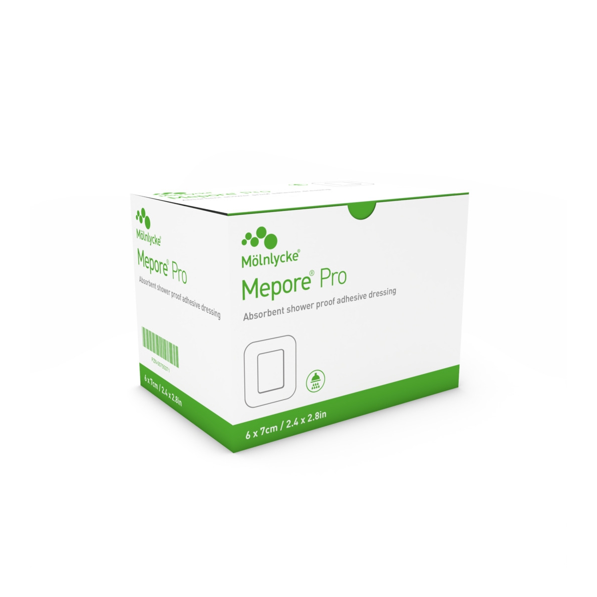 MEPORE Pro 6 x 7cm, sterils pārsējs, 60 gab. - Produkta attēls