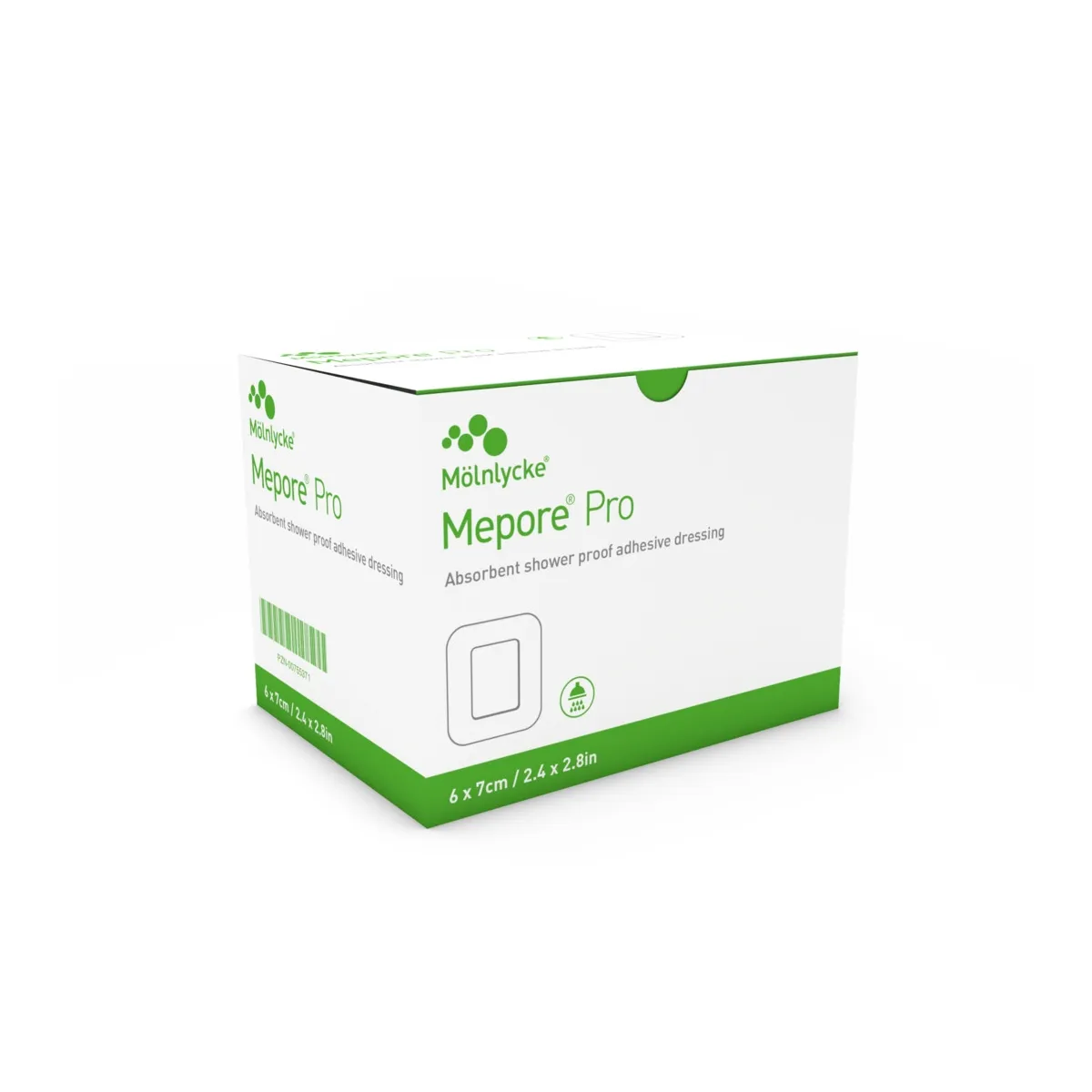MEPORE Pro 6 x 7cm, sterils pārsējs, 60 gab. - Produkta attēls