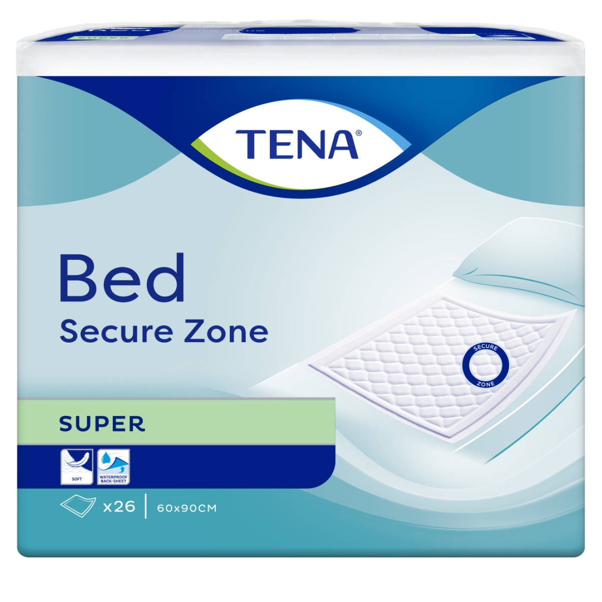 TENA Bed Super paladziņi 60x90cm, 26 gab. - Produkta attēls