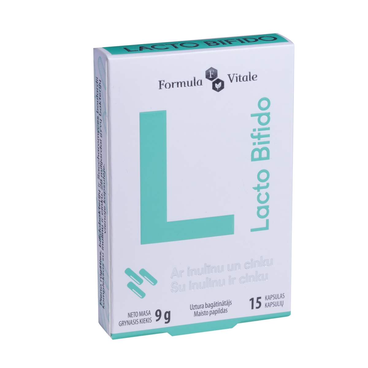 FORMULA VITALE Lacto Bifido kapsulas, 15 gab. - Produkta attēls