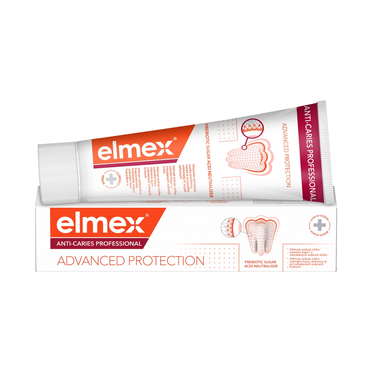 ELMEX® zobu pasta Anti Caries Professional, 75ml - Produkta attēls