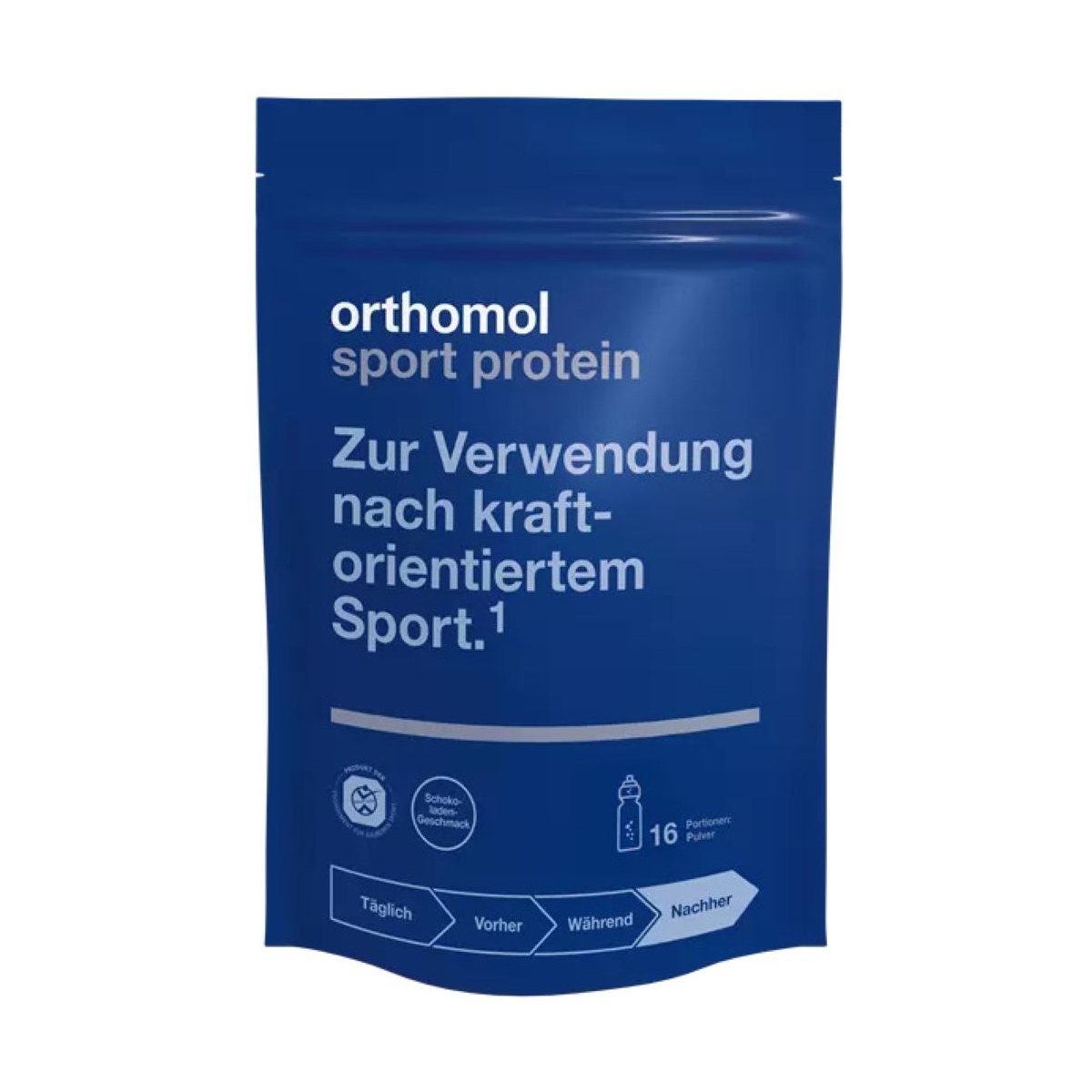 ORTHOMOL Sport Protein pulveris 640 g, 16 gab. - Produkta attēls