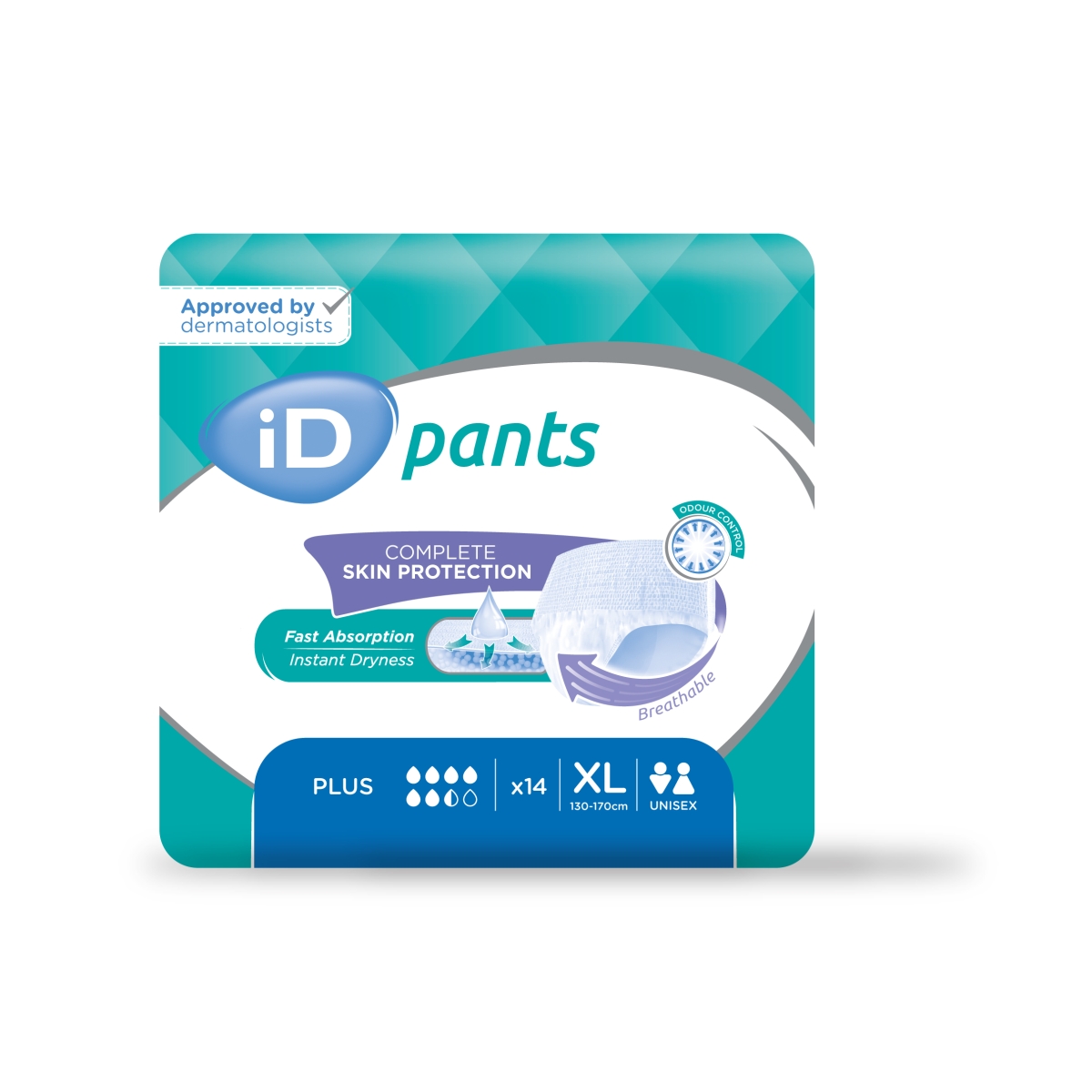ID Pants Plus XL uzsūcošās bikses, 14 gab. - Produkta attēls