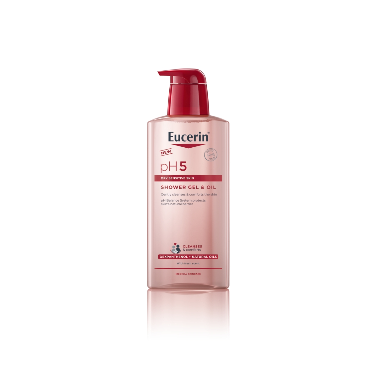 EUCERIN Ph5 dušas želeja un eļļa, 400 ml - Produkta attēls