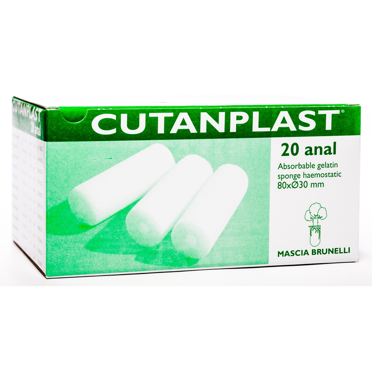 HEMOSTĀT.SŪKLIS CUTANPLAST 80x30MM N20 (ANAL) - Produkta attēls