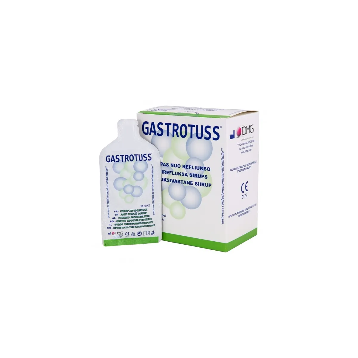 GASTROTUSS antirefluksa sīrups 20 ml paciņās, 20 gab. - Produkta attēls